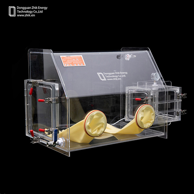 Portable Acrylic Glove Box For Lithium Battery 6mm Thickness