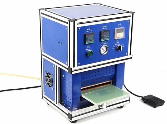 Pneumatic Coin Cell Punching Machine , Manual Pouch Cell Assembly Equipment