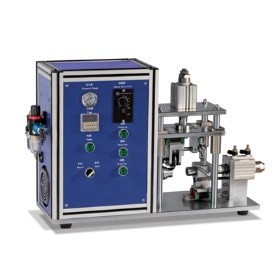 Laboratory Semi Auto Cylindrical Cell Case Roll Grooving Machine for Lithium Cylinder battery CR123 18650 26650